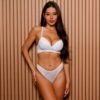 Dona Veste - CONJ35 - 01 Conjunto Sensual Em Renda E Tanga Fio Dental | Dona Veste