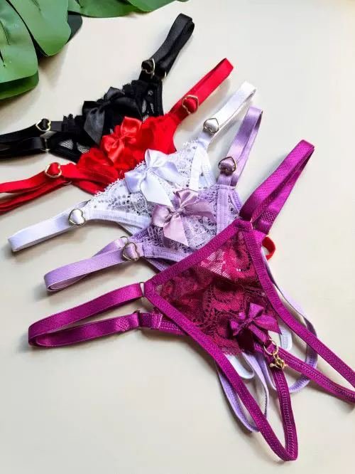 Tanga Cupido Sexy com Pingente – imagem 2 | Dona Veste